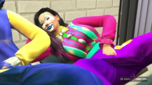 My Girlfriend Gets Horny from a Costume Party, We Have Rough Sex - Sexual Hot Animations