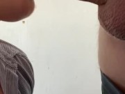 Amateur teen loves sucking cock!