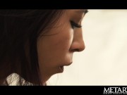 Watch this busty Asian babe cram her fingers in her tight pussy 14/16