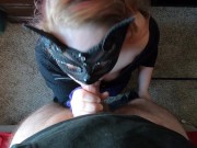 Curvy Teen Takes Off Her Stockings To Fuck, But After A Huge Titjob. 2/16