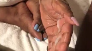 She playing with my nut 