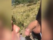 Fumamos marihuana sexo el páramo en la naturaleza follada con hermosa vista 6/16