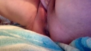 Fucking with rabbit vibrator until orgasm 