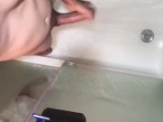 Big cock in shower part 2