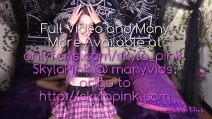 Skyla Pink tiny slut MILF enjoys BBC