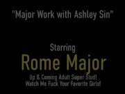 Thick Dick Rome Major Pussy Bangs Skinny Dick Craving Brunette Ashley Sin! 1/16