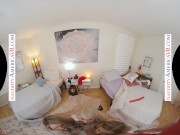 Naughty America - Hot babes can't wait to share a cock together in their dorm room 7/16