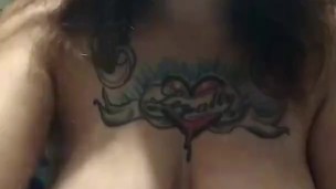 Hot babe smoking and sucking on these perfect big tits making my pussy wet for you 