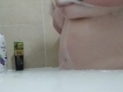 Rub a dub dub one slut in a tub