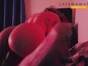 Really loves big dicks || Hot TEEN Sucking and Riding really hard - Creampie in my thight pussy