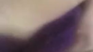 Wet pussy destroyed by huge dildo