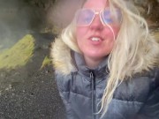 Fucking behind Seljalandsfoss – BJ and sex behind this beautiful Icelandic tourist waterfall
