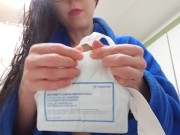 Using a Maternity Pad with Sanitary Belt 5/16