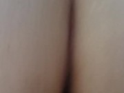 Novinha sentando gostoso quer fazer anal enfia o pau no cuzinho e leva gozada na bunda - bbw fucking 4/16