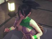 [LEAGUE OF LEGENDS] Akali in horny jail (3D PORN 60 FPS) 1/16