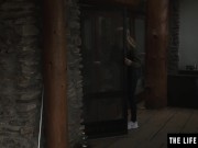 Sexy blonde thief masturbates to orgasm with a stranger's panties 4/16