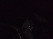 深夜に近所を全裸勃起で徘徊―目の前に停まっていた車のエンジンが突然始動し急いで隠れる　野外露出散歩　0317　晴れ　気温10度
