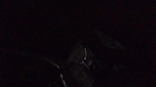 深夜に近所を全裸勃起で徘徊―目の前に停まっていた車のエンジンが突然始動し急いで隠れる　野外露出散歩　0317　晴れ　気温10度