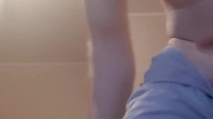 Fuck myself, cum on stomach