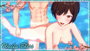 Chizuru Ichinose gets fucked inside a pool (Rent A Girlfriend Hentai)