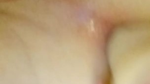 Shemale solo cream pie