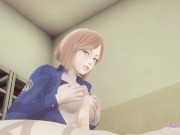 Jujutsu Kaisen Hentai - Nobara Kugisaki Boobjob, handjob and fucked 3/16