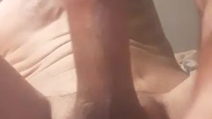 Huge cumshot from pocket pussy