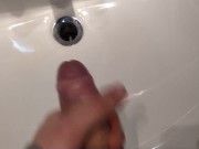 Teen with hard dick, huge cumshot