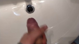 Teen with hard dick, huge cumshot