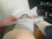 Woke up sooo creamy,fucked so good!POV creamy Doggystyle n Cowgirl Creampie 14/16