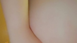 Standing while fucking my Long Dildo
