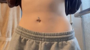 Cum with me! Play with me before I get in the shower