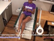 Ebony Lotus Lain new Student Gyno Exam by Doctor Tampa Caught on Camera @ GirlsGoneGynoCom 4/16