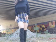 Amanda Red MASTURBATES OUTDOORS for the FIRST TIME!!!