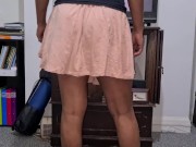 SHE KNEW I WAS WATCHING, She Wasn't Wearing any Panties - UPSKIRT Tease POV 14/16