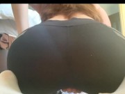 Fit College Girl Pulls Down Leggings to Play with Her Pussy 2/16