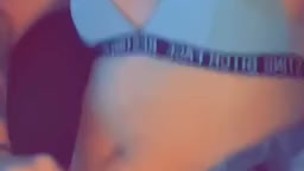 Sexy jade Jameson TS playing for Snapchat 