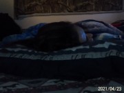 WOKE MY GF UP WITH ROUGH DEEP THROAT FACE FUCK WITH CUM SHOT! 2/16