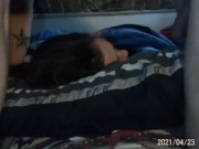 WOKE MY GF UP WITH ROUGH DEEP THROAT FACE FUCK WITH CUM SHOT! 3/16