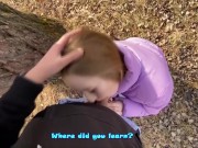 ❤❤❤ Schoolgirl sucked cock sweetly on the street ❤❤❤ 10/16