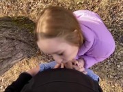 ❤❤❤ Schoolgirl sucked cock sweetly on the street ❤❤❤ 5/16