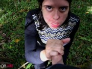 trail through the forest ended up with a lot of sperm on his face 5/16