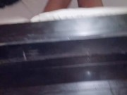 Hot pervert Curly hair teen posing her favorite lingerie to his BF - Latina Blonde 11/16