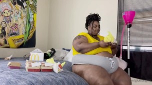 Ssbbw Glutton McDonald's Big Box