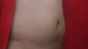 Big dick in red bath