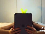Bugs bunny Tik Tok challenge with an anal plug! AVeryMilkyWay