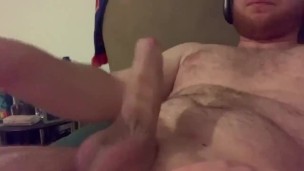 Man Wanking Hard Cock