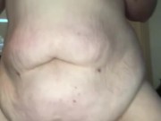 Sitting on a monster dildo  13/16