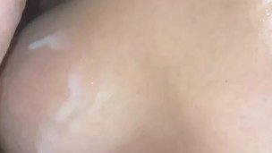 MUY RICO CUMSHOT DE LECHE EN MIS TETAS