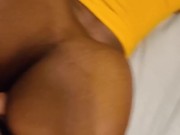 Big Booty Back Shots with Teen! Full Video on Onlyfans @CreamyBrownGirl 11/16